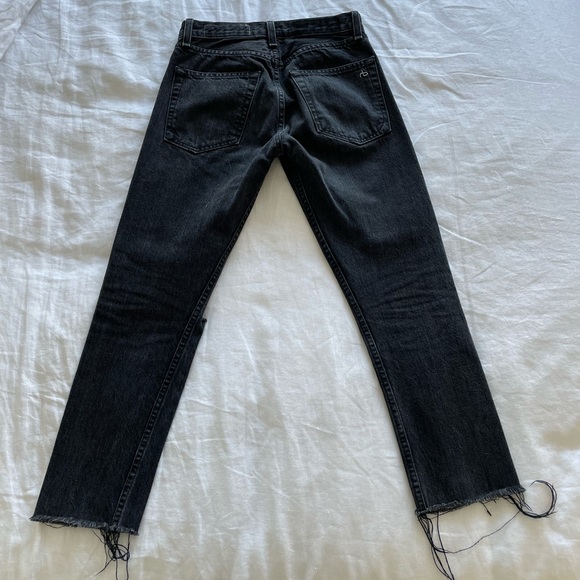 Rag & Bone Black High-Rise Skinny Jeans - Picture 4 of 8